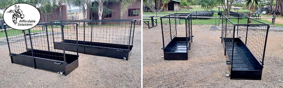 Goat foot dip for tick control