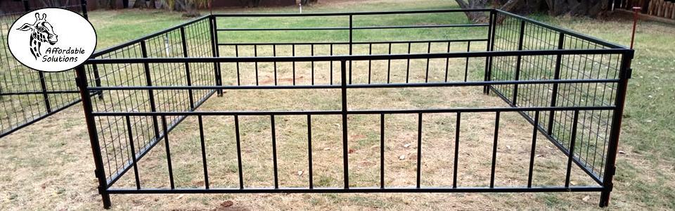 Sheep creep feed gates and kraals for lambs