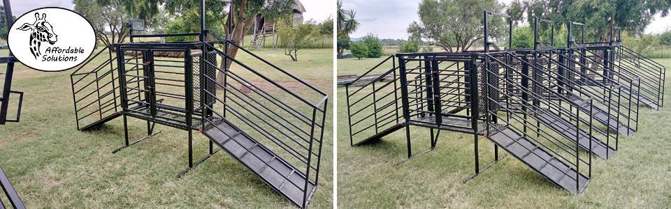 Sheep handling work station with or without loadcell scale